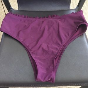 High waisted swim bottoms